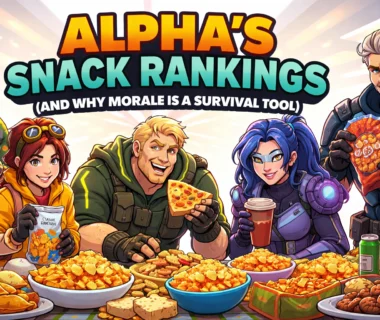 Alpha's Official Snack Rankings (And Why Morale Is a Survival Tool)