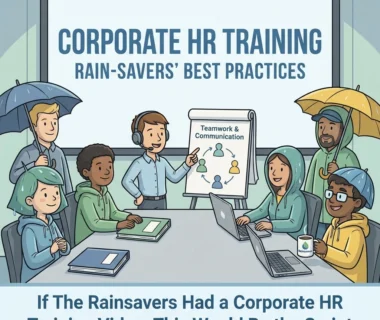 If The Rainsavers Had a Corporate HR Training Video, This Would Be the Script