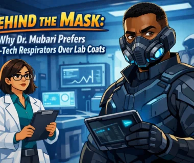 Behind the Mask: Why Dr. Mubari Prefers High-Tech Respirators Over Lab Coats