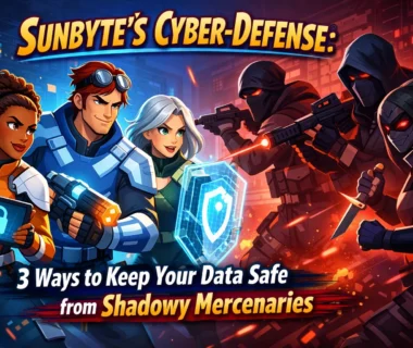 Sunbyte’s Cyber-Defense: 3 Ways to Keep Your Data Safe from Shadowy Mercenaries