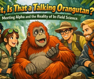 Wait, Is That a Talking Orangutan? Meeting Alpha and the Reality of In-Field Science