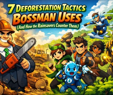 7 Deforestation Tactics Bossman Uses (And How the Rainsavers Counter Them)