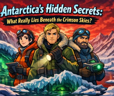 Antarctica’s Hidden Secrets: What Really Lies Beneath the Crimson Skies?