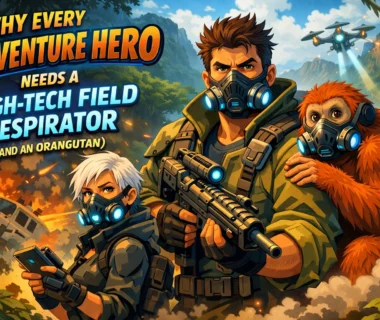 Why Every Adventure Hero Needs a High-Tech Field Respirator (and an Orangutan)