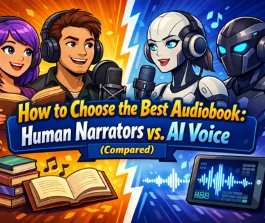 How to Choose the Best Audiobook: Human Narrators vs. AI Voice (Compared)