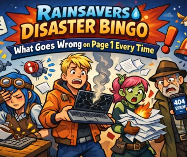 Rainsavers Disaster Bingo: What Goes Wrong on Page 1 Every Time