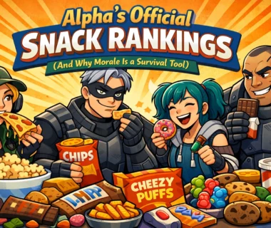 Alpha’s Official Snack Rankings (And Why Morale Is a Survival Tool)