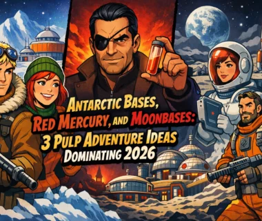 Antarctic Bases, Red Mercury, and Moonbases: 3 Pulp Adventure Ideas Dominating 2026
