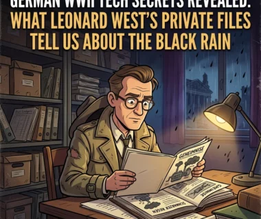 German WWII Tech Secrets Revealed: What Leonard West’s Private Files Tell Us About the Black Rain