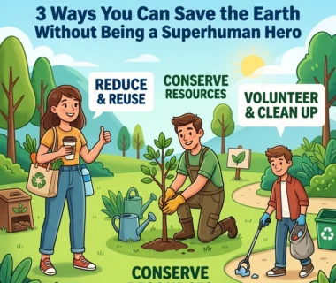 3 Ways You Can Save the Earth Without Being a Superhuman Hero