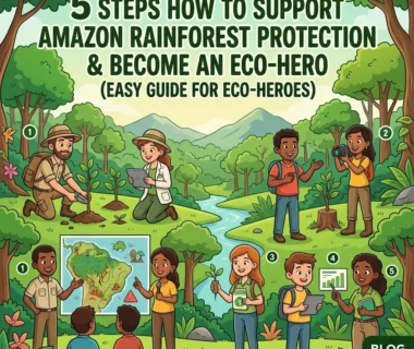 5 Steps How to Support Amazon Rainforest Protection and Become an Eco-Hero (Easy Guide for Eco-Heroes)