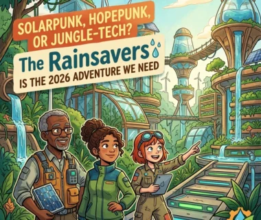 Solarpunk, Hopepunk, or Jungle-Tech? Why The Rainsavers is the 2026 Adventure We Need