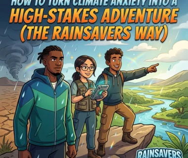 How to Turn Climate Anxiety into a High-Stakes Adventure (The Rainsavers Way)