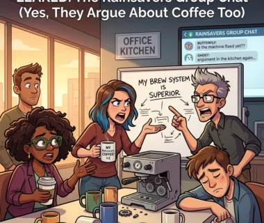LEAKED: The Rainsavers Group Chat (Yes, They Argue About Coffee Too)