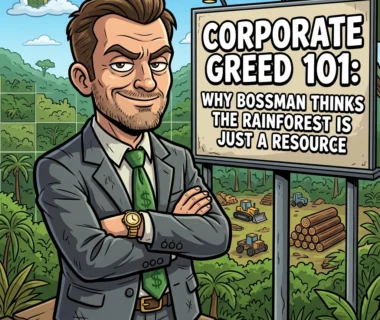 Corporate Greed 101: Why Bossman Thinks the Rainforest is Just a Resource