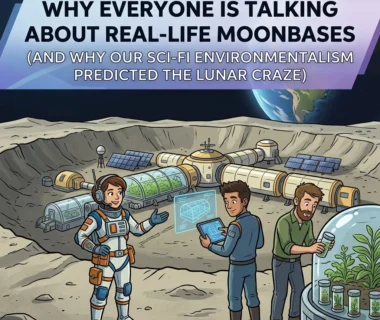 Why Everyone Is Talking About Real-Life Moonbases (And Why Our Sci-Fi Environmentalism Predicted the Lunar Craze)