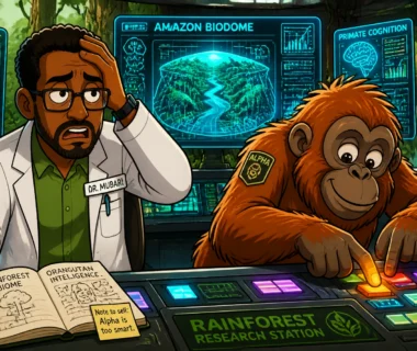 Leaked Lab Notes: Why Dr. Mubari Has Banned Alpha the Orangutan From the Main Console