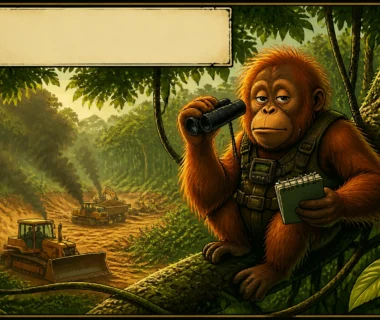 Alpha the Orangutan’s Guide to Surviving Bossman’s Industrial Sweep