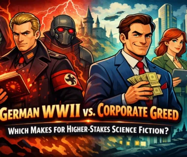 German WWII Occult vs. Corporate Greed: Which Makes for Higher-Stakes Science Fiction?