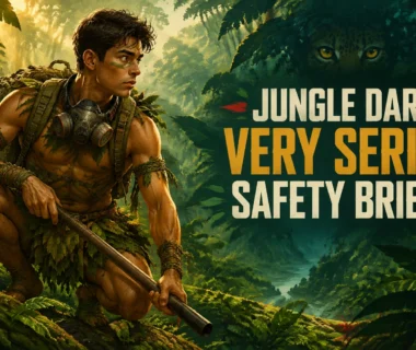 A Very Serious Safety Briefing: What Jungle Dart Would Do If You Met a Jaguar (You Won’t Meet a Jaguar)