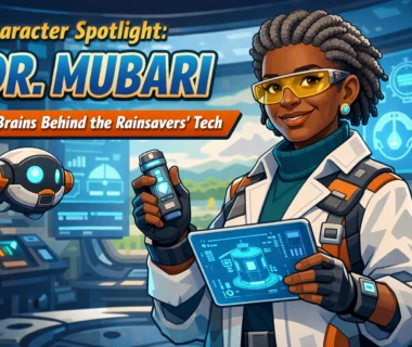 Character Spotlight: Dr. Mubari : The Brains Behind the Rainsavers’ Tech