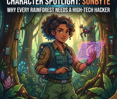 Character Spotlight: Sunbyte : Why Every Rainforest Needs a High-Tech Hacker